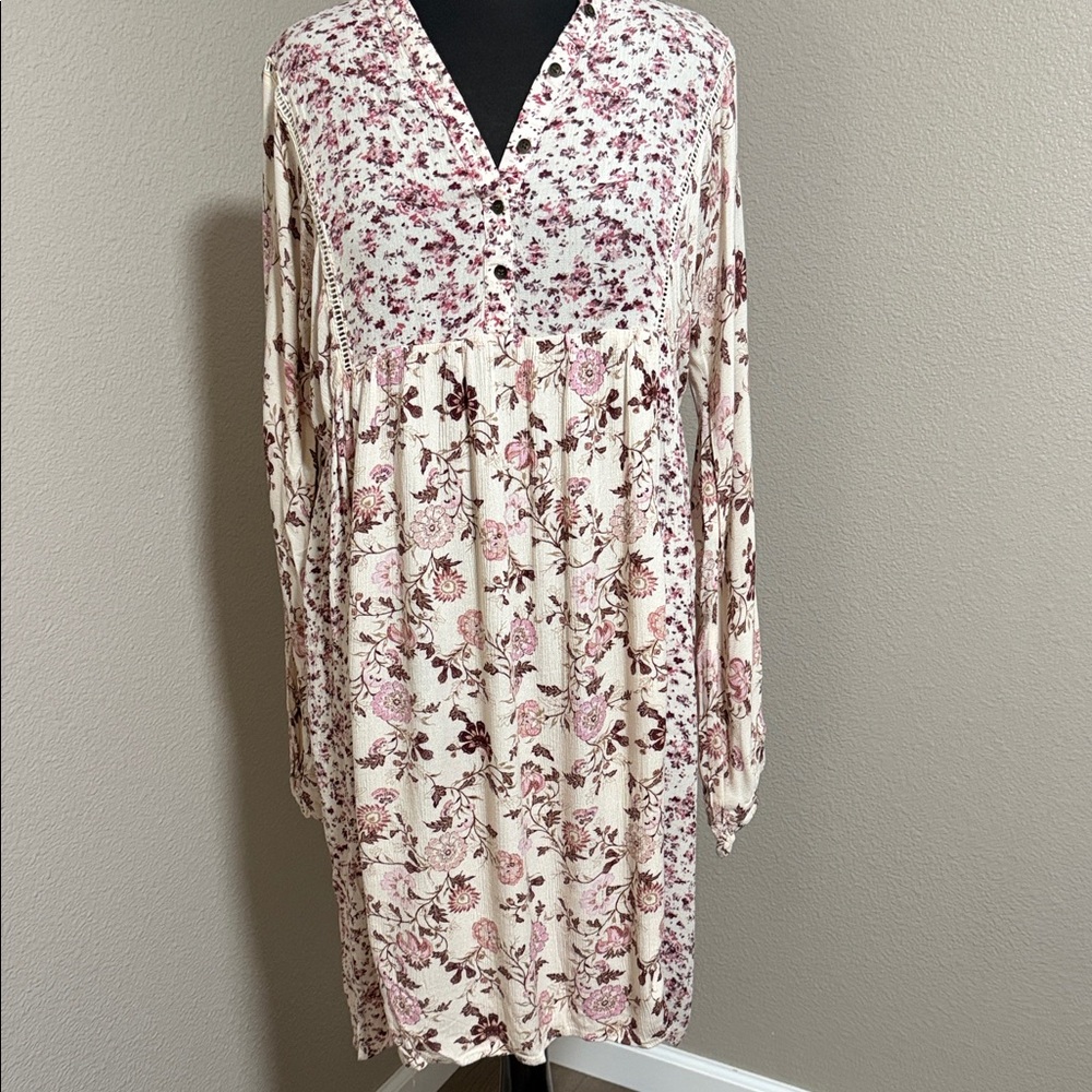 Knox Rose Pink and Cream Patterned Blouse